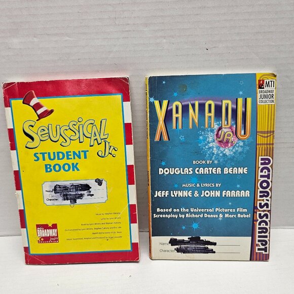 Lot Student Book Seussical Broadway Xanadu JR Music Lyrics Universal Picture - Picture 1 of 8